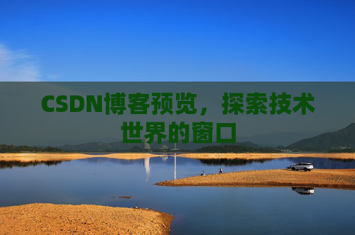 CSDN博客预览，探索技术世界的窗口